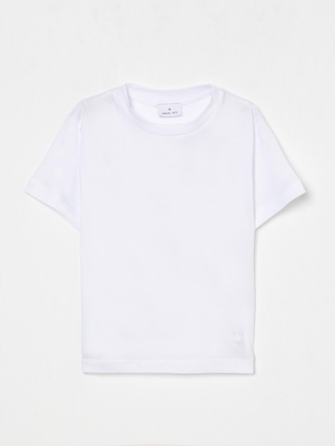 t-shirt basic manuel ritz MR3126 BIANCO MANUEL RITZ KIDS 