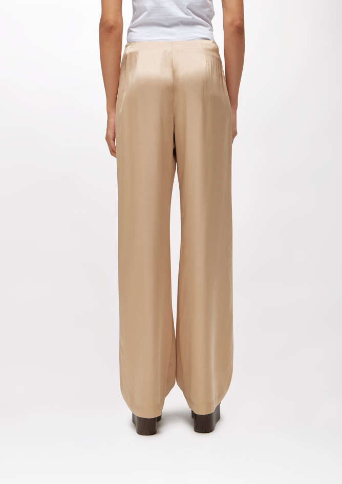 pantalone dritto in raso RA6002T448A 61212 Blugirl 