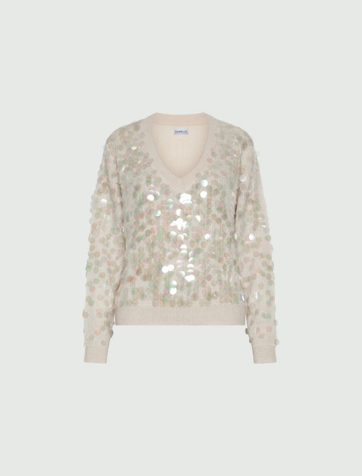 maglia con maxi pailettes LEONE 001 MARella 