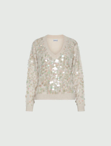 maglia con maxi pailettes LEONE 001 MARella 