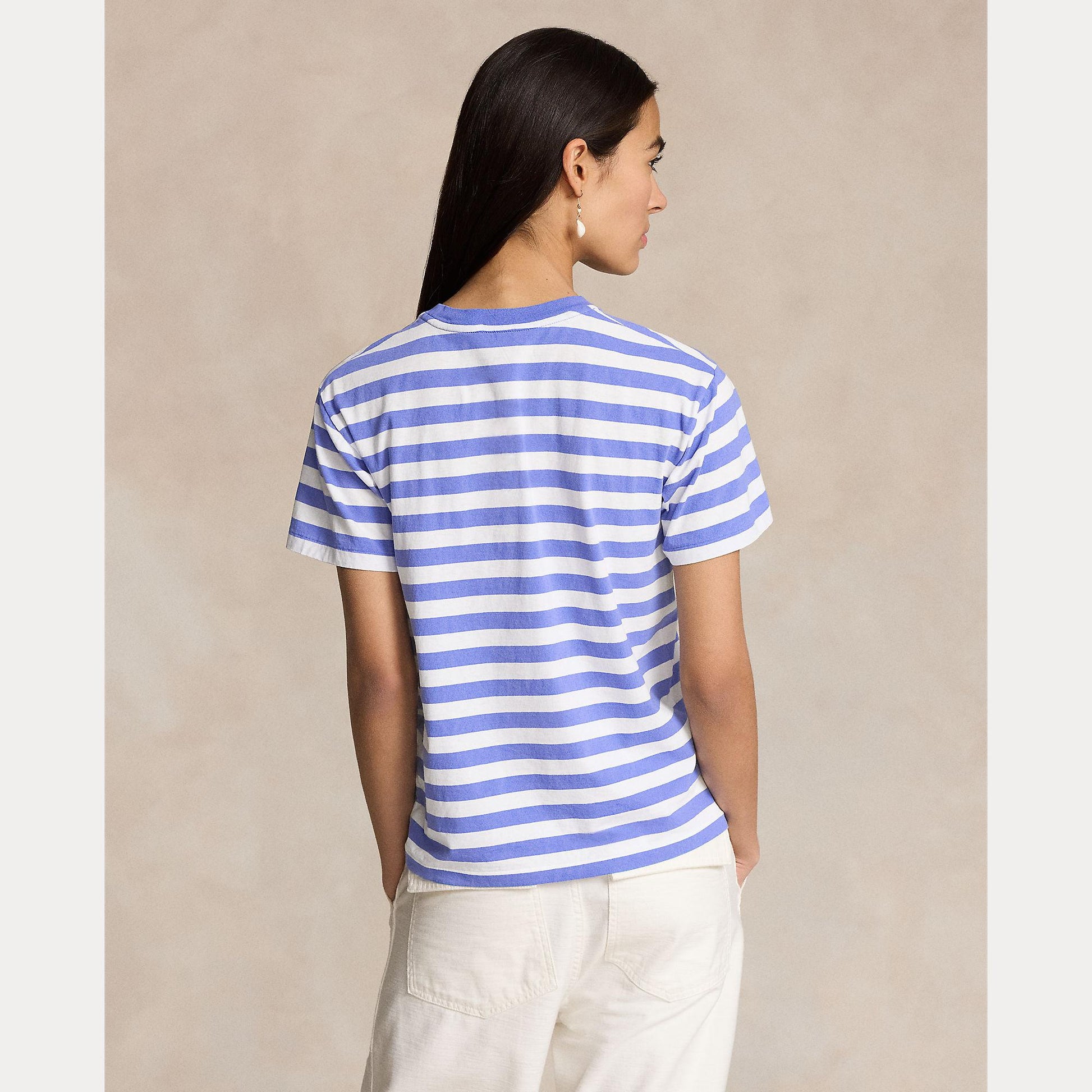 t-shirt righe orsetto 211-924300 001 RALPH LAUREN POLO 
