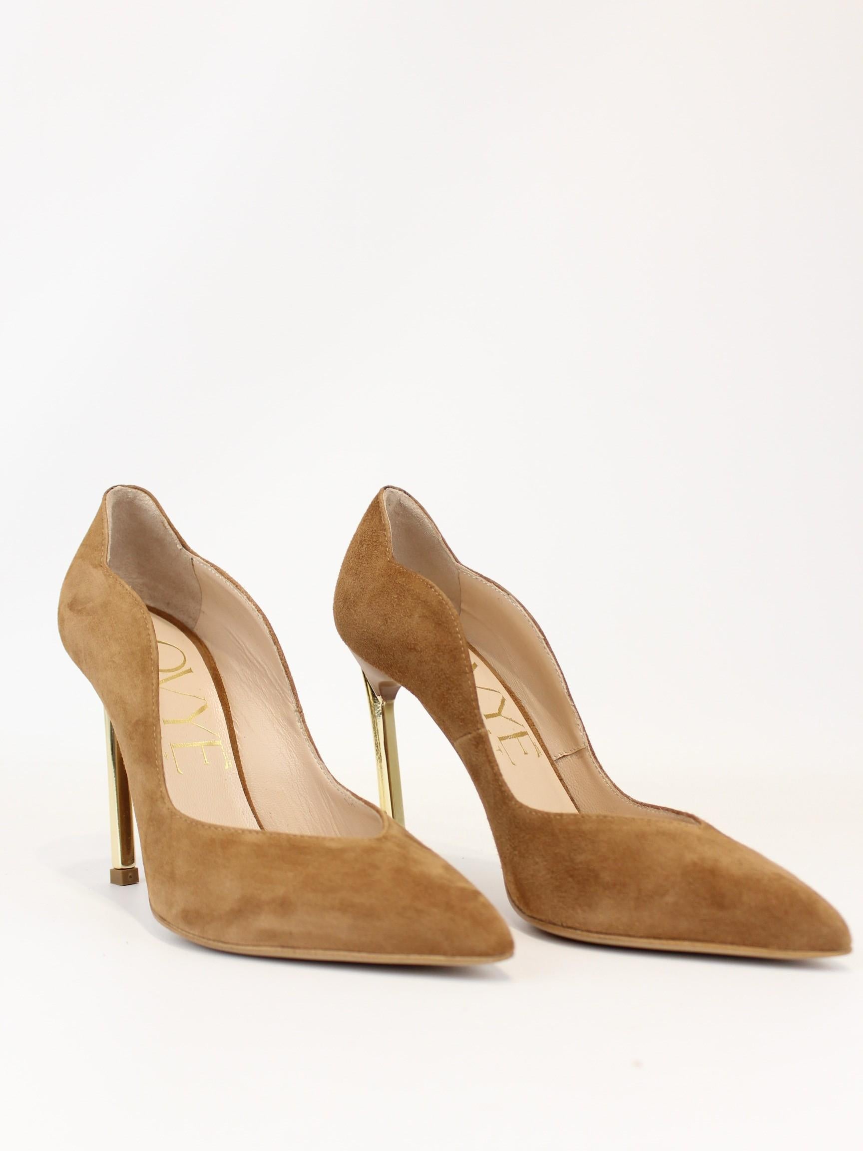 decollette con tacco a punta EG1108 BRANDY OVYE' 