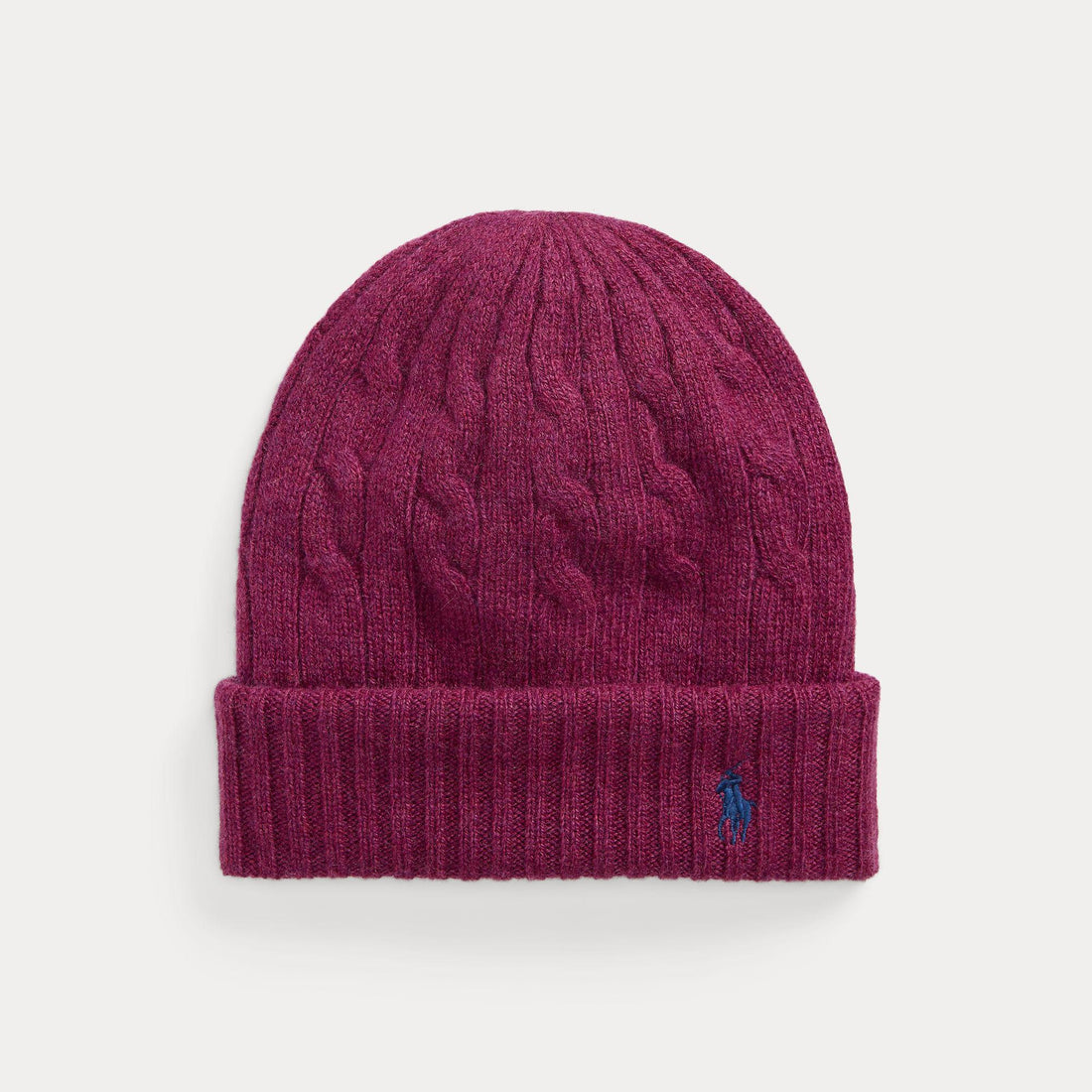 berretto in lana e cashmere a trecce 455-956315 008 RALPH LAUREN POLO 