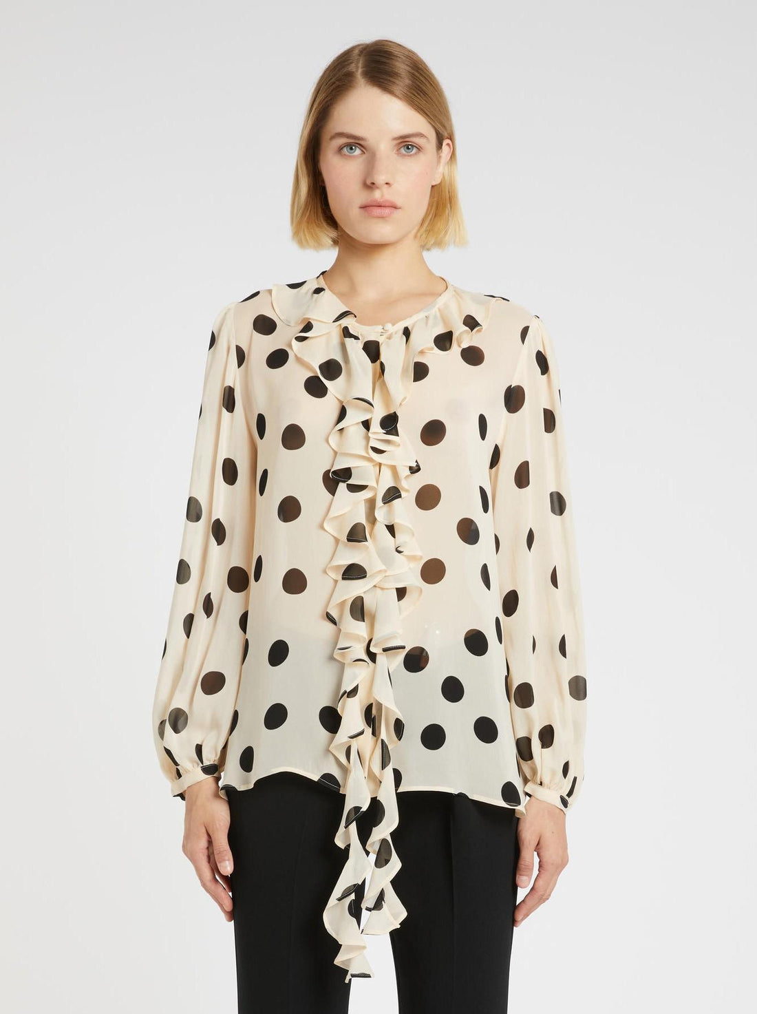 camicia in georgette MLLVALANGA 001 MARella 