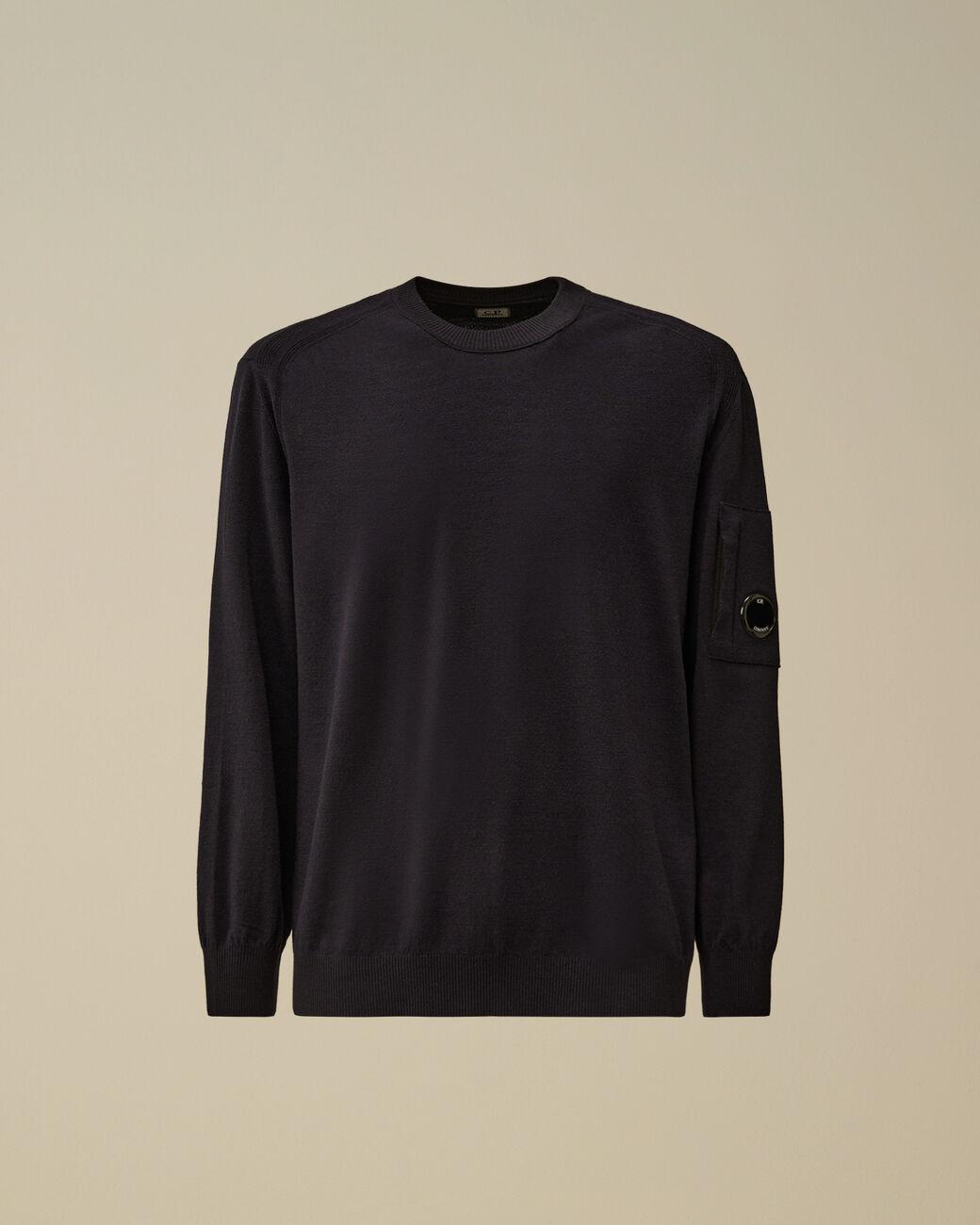 maglia extra fine in lana merino 19CMKN037A 005528A 888 CP COMPANY 