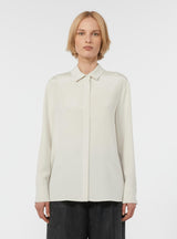 MAXMARA camicia in pura seta Grigio