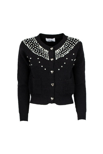 cardigan nero gioiello LASA 060W5D6 NERO ODI' ODI' 