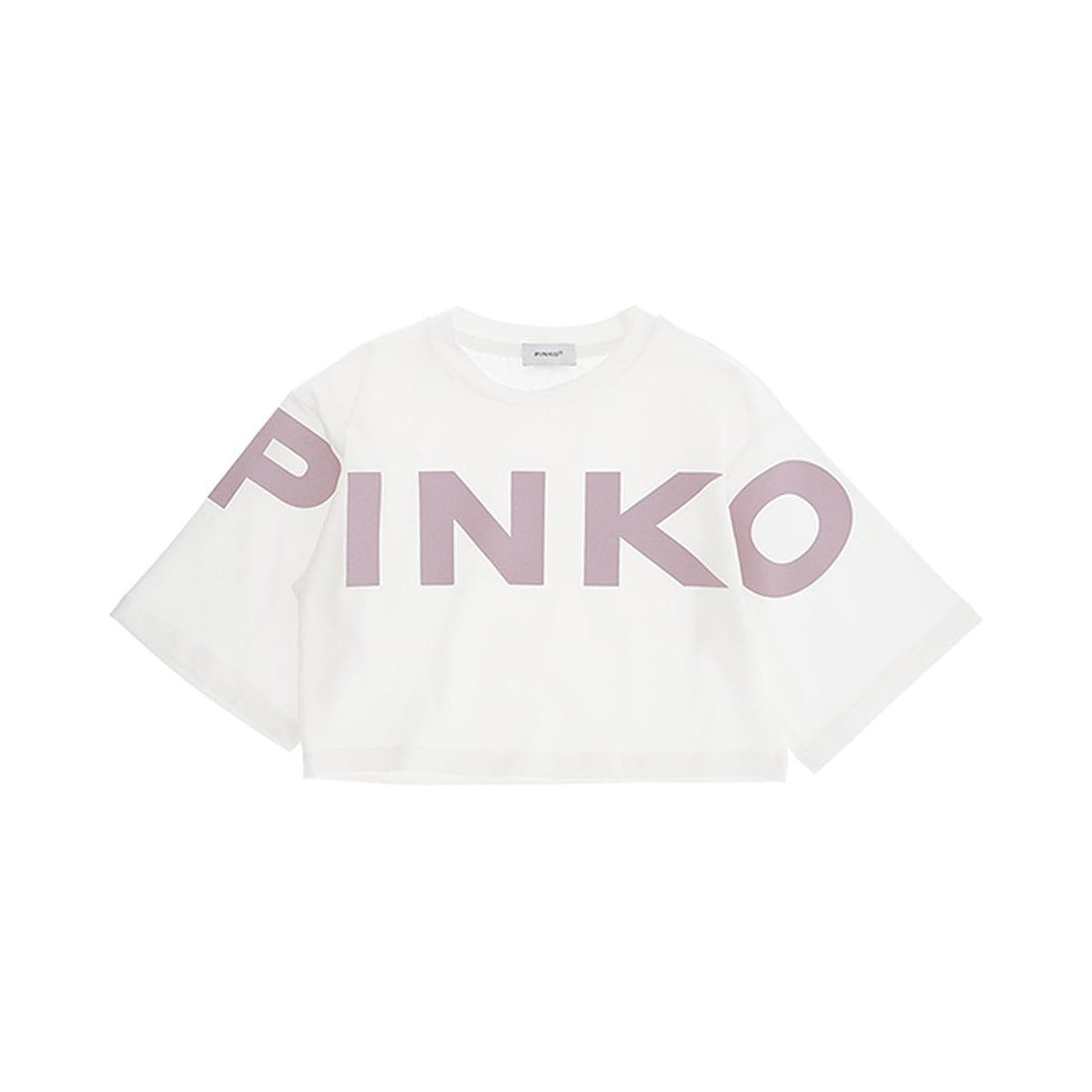 t-shirt cropped logata KFTS047 CJE017 0983 PINKO 