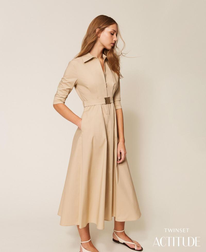 abito lungo con cintura 261AP2284 13191 TWINSET ACTITUDE 