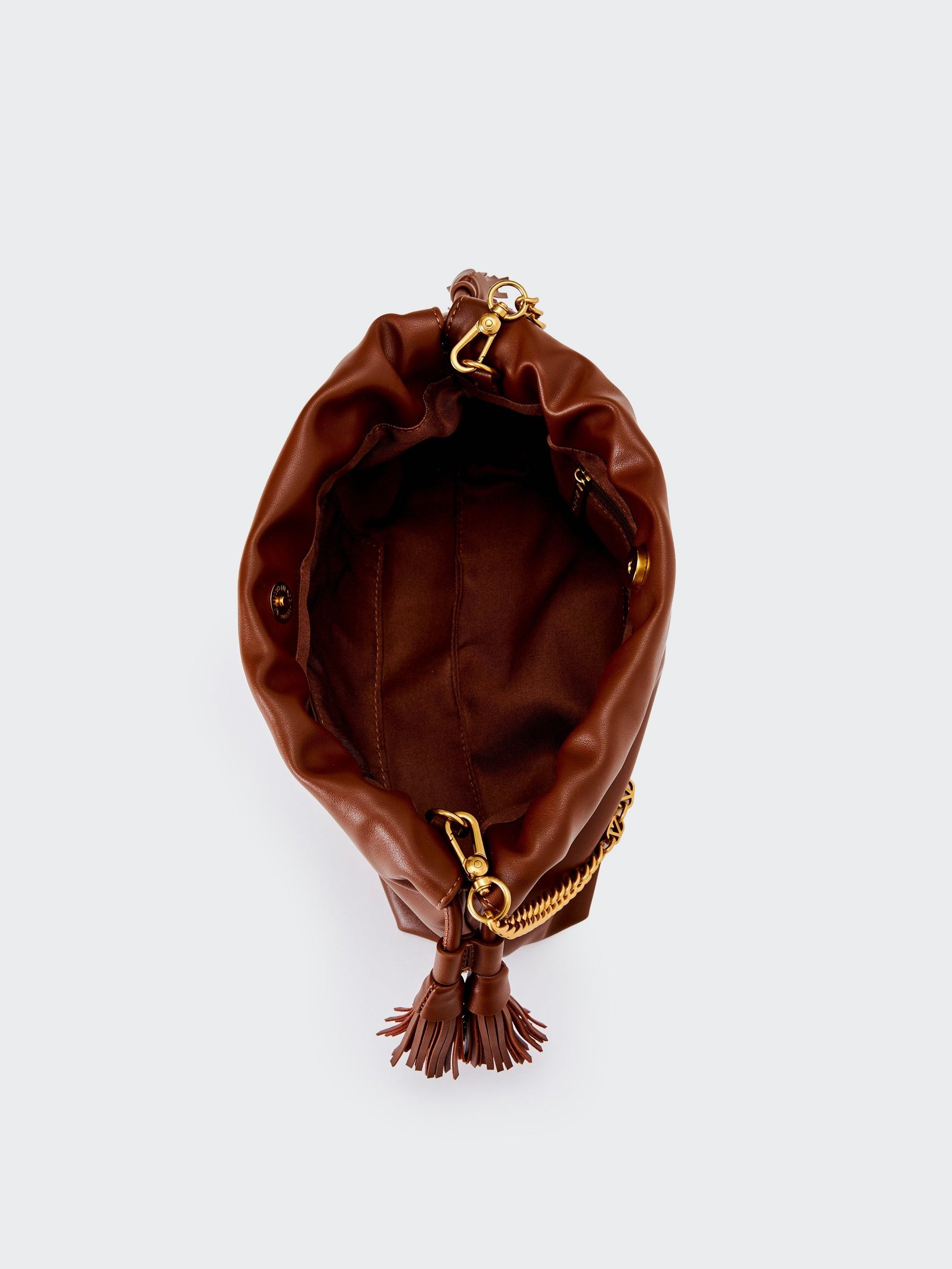 borsa tassel small XAB0035 ABU 69 FONDENTE VICOLO 