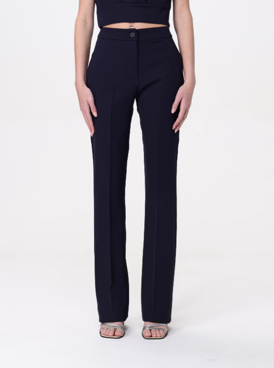 pantalone vita alta H.P1423.4204 BLU HANITA 