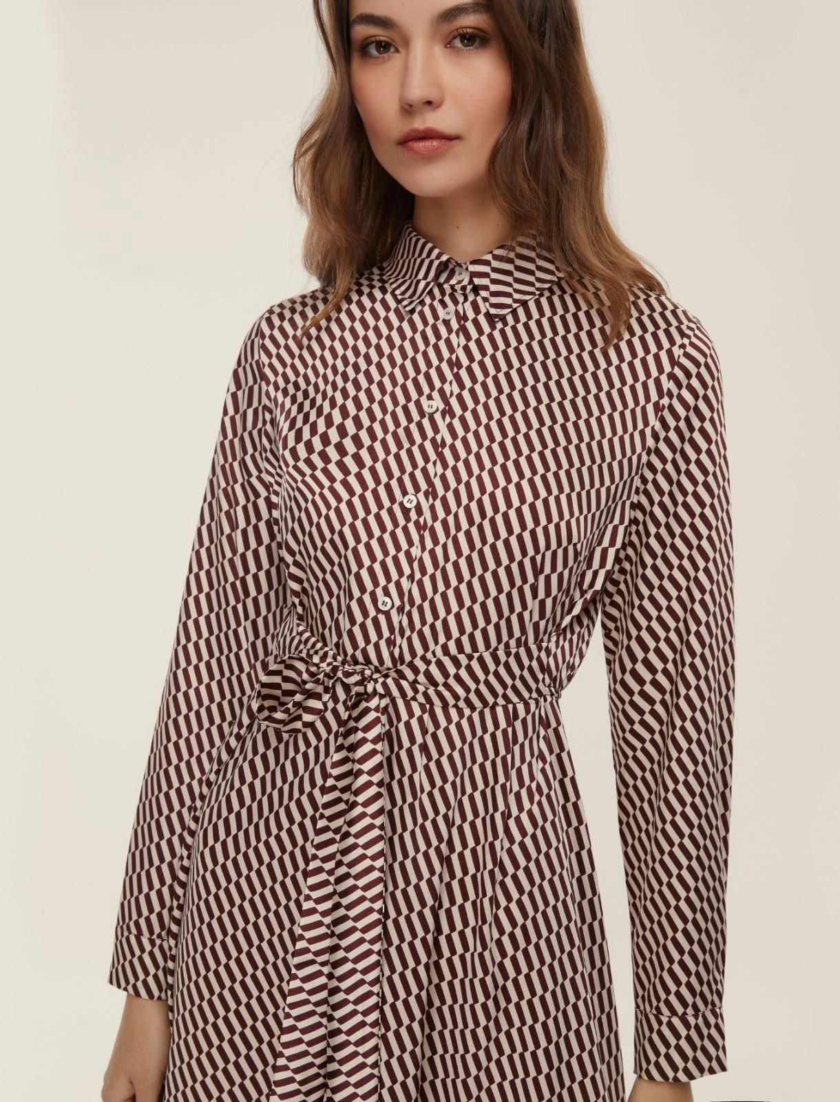 abito in twill stampato COMMA 003 EMME MARELLA 
