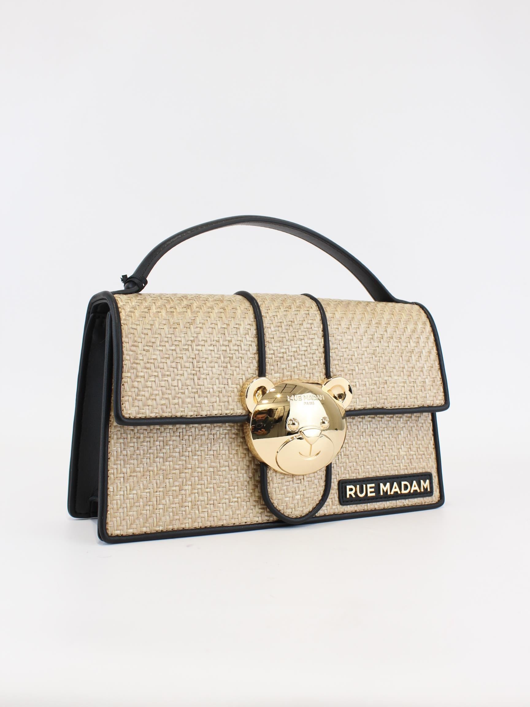 borsa piccola teddy it 1204 BLACK RUE MADAM PARIS 