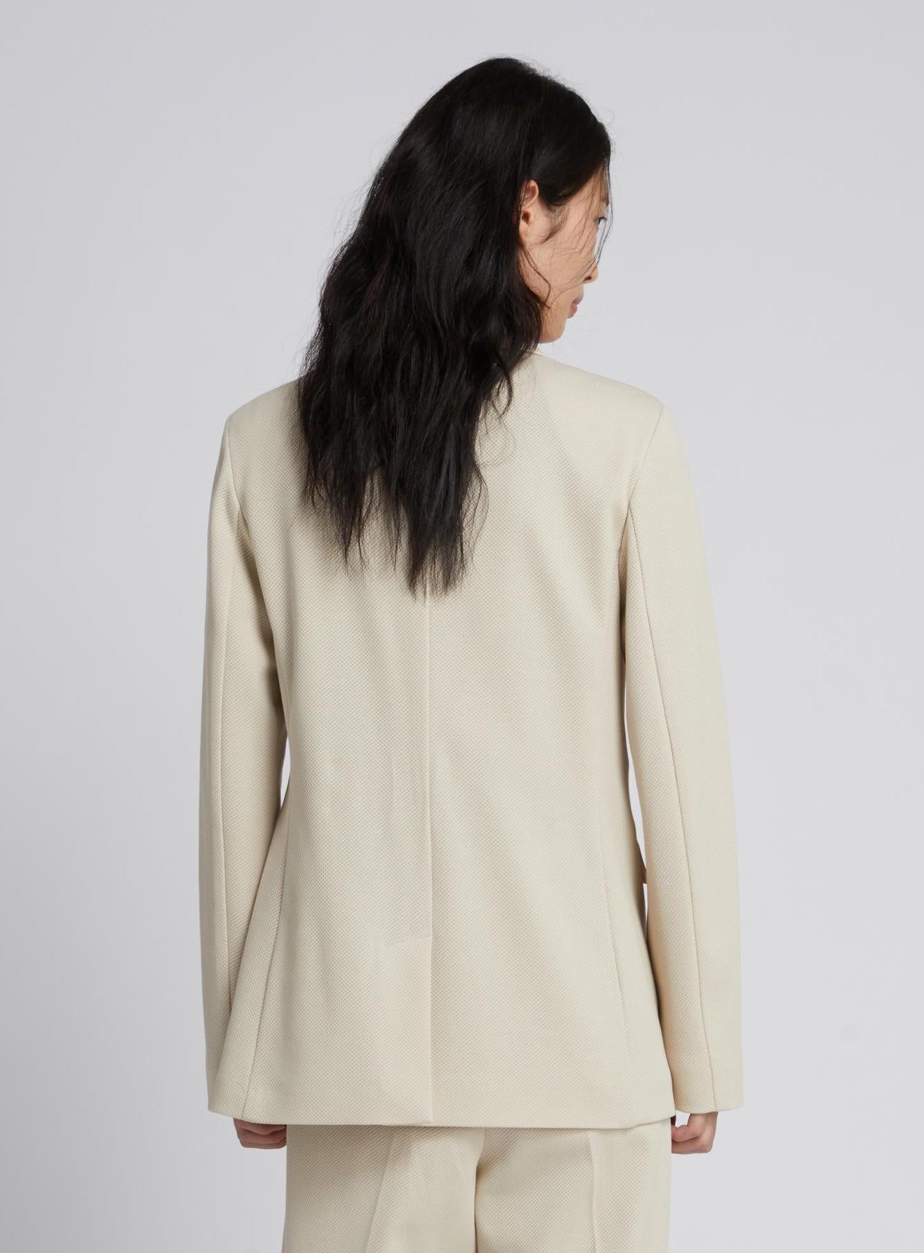 Blazer in jersey piquet di cotone MMLROTONDO 001 MM 