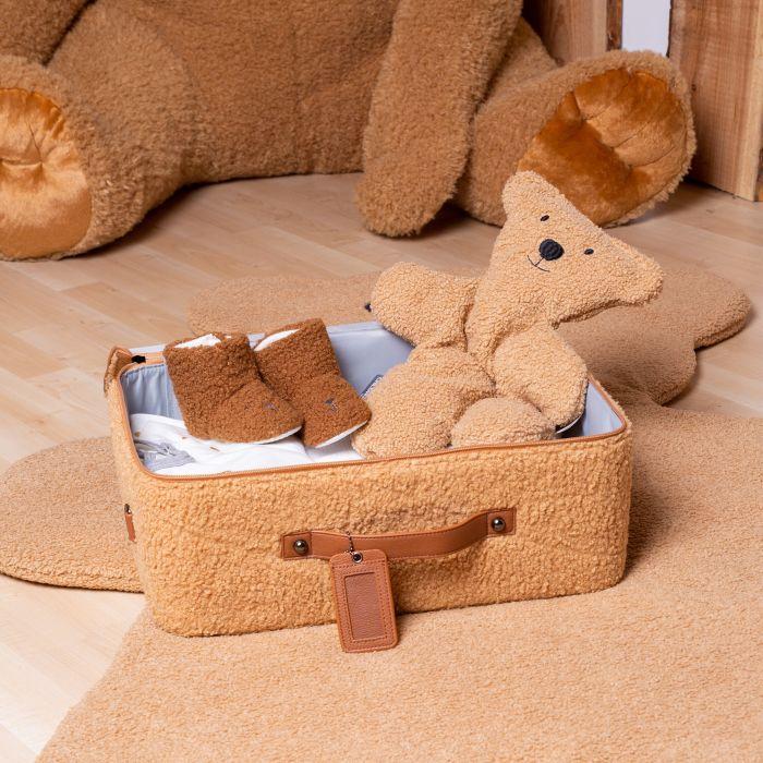 trolley mini traveller VALIGIA MINI MARRONE ORSO CHILDHOME 