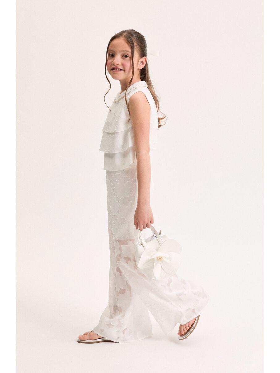 top con ricamo 71G3067990 0001 MONNALISA 