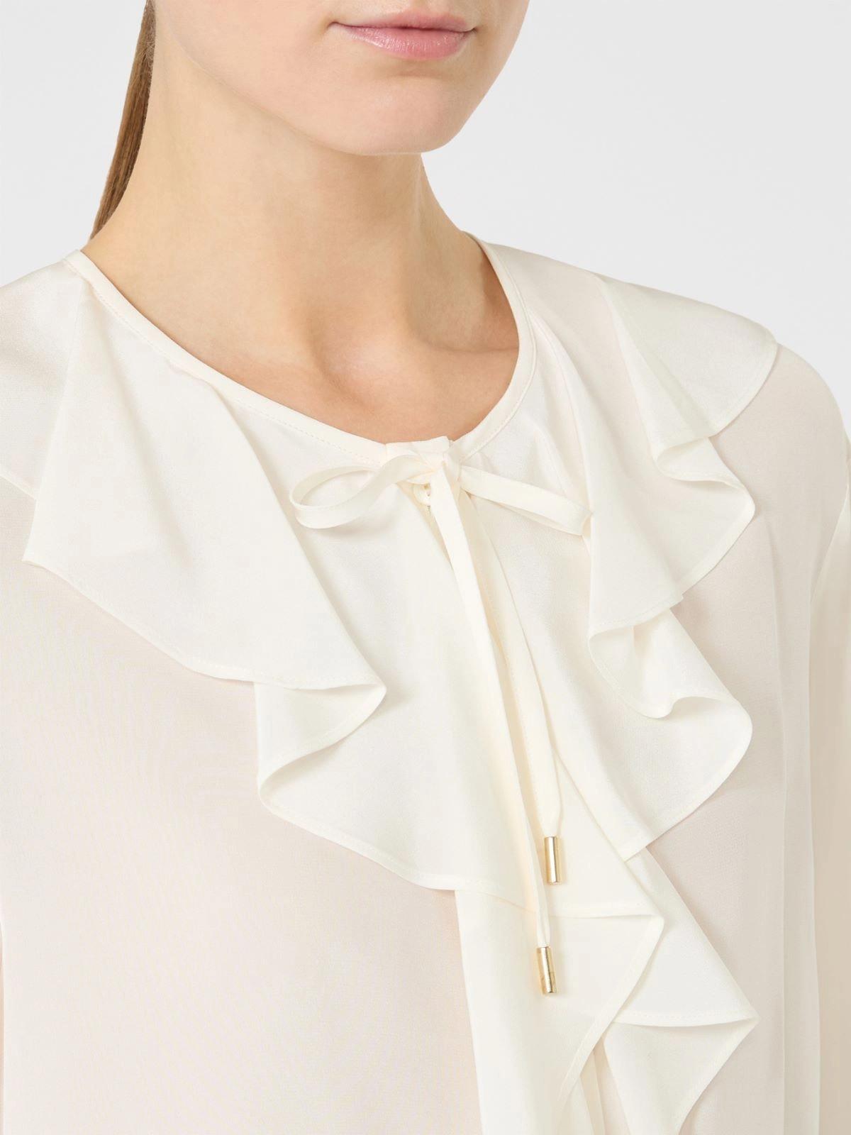 blusa in seta con volant MSTEPICA 008 MAXMARA STUDIO 