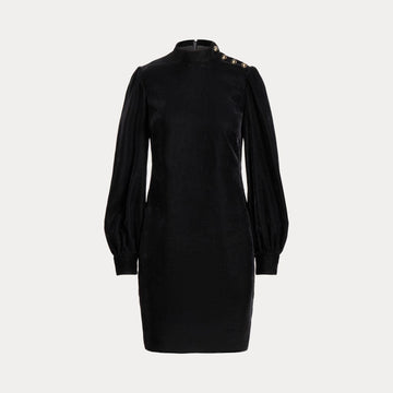 abito in velluto rifinito 200-919668 001 LAUREN RALPH LAUREN 