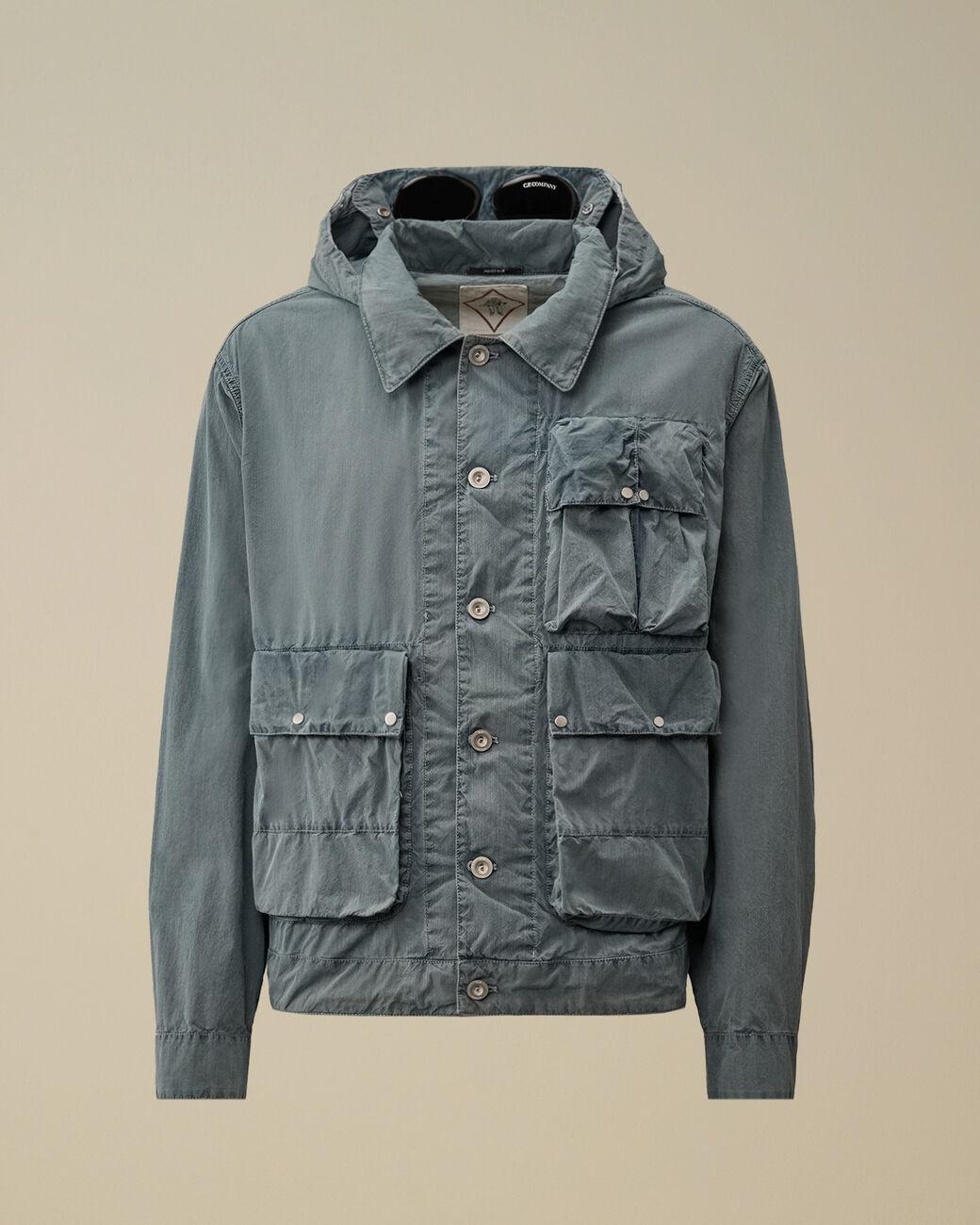 bleached goggle jacket 20CMOW165A 110288B D11 CP COMPANY 