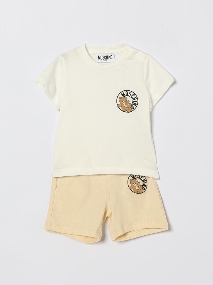 Completo con shorts M6G00MLAA03 84313 MOSCHINO KIDS 