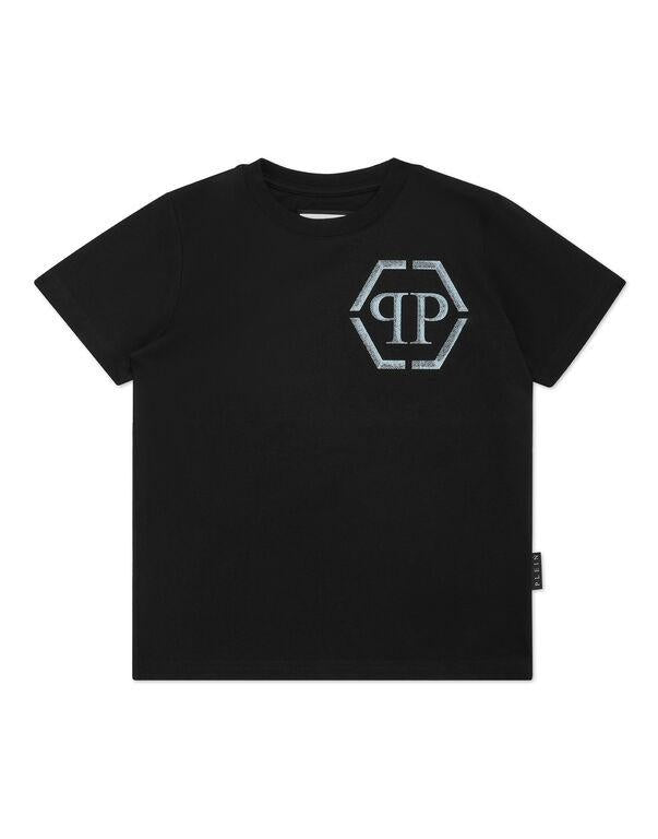 t-shirt round neck exagon SAECBTK1327 PJY002N 0222 PHILIPP PLEIN 