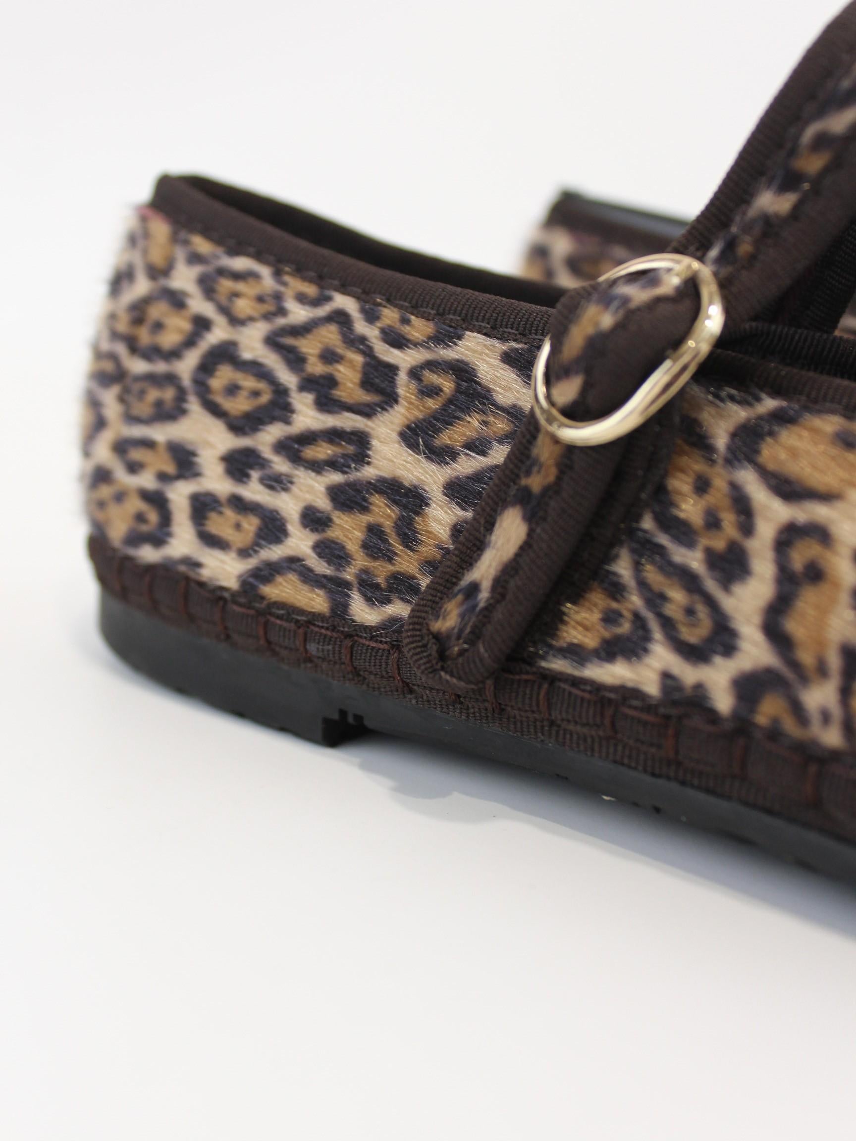 ballerina pierre leopard PIERRE LEOPARD BROWN FLABELUS 