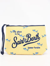 MC2 SAINT BARTH pochette aline malie Giallo