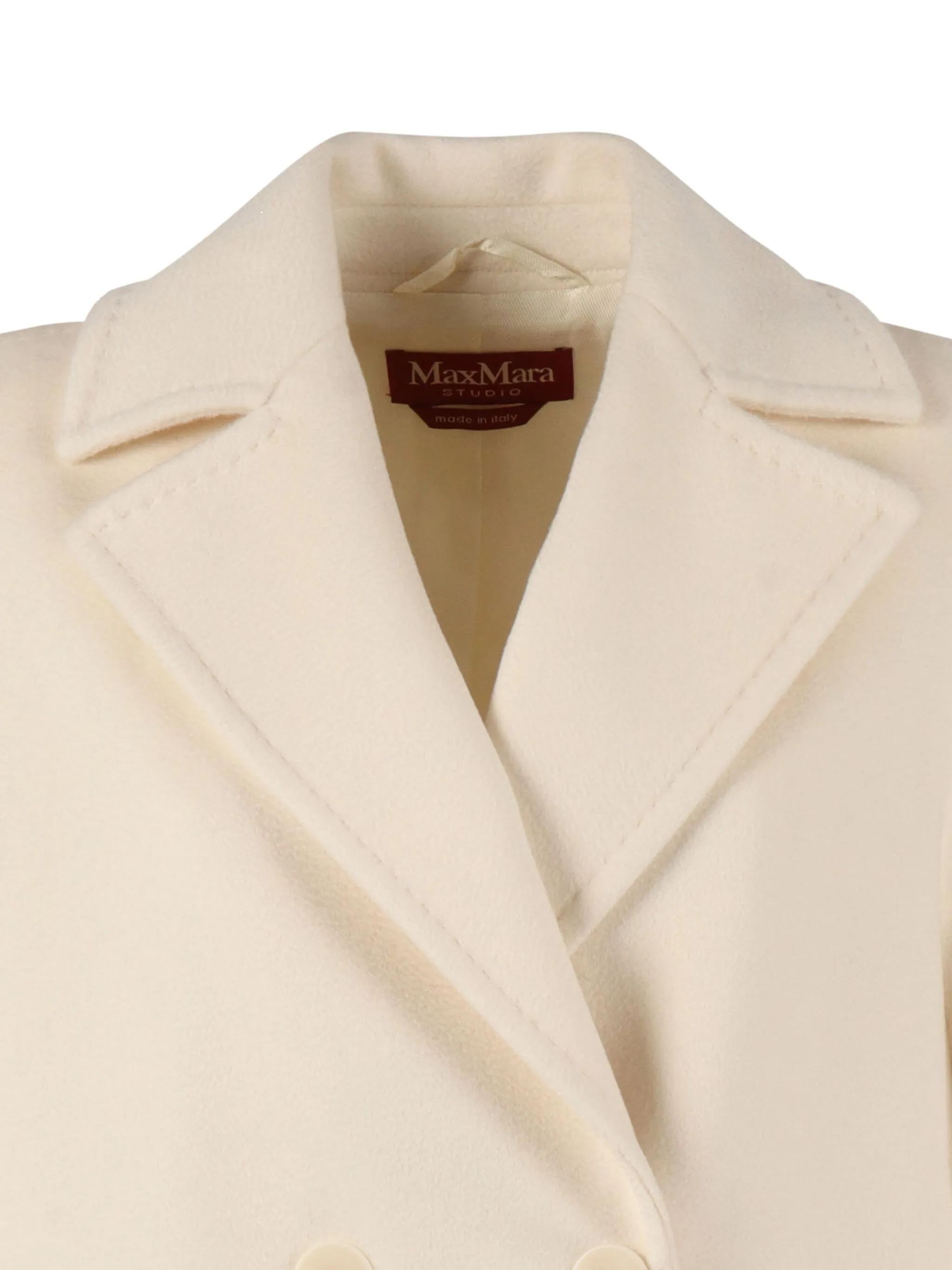 cappotto in drop di pura lana AGENDA 001 MAXMARA STUDIO 