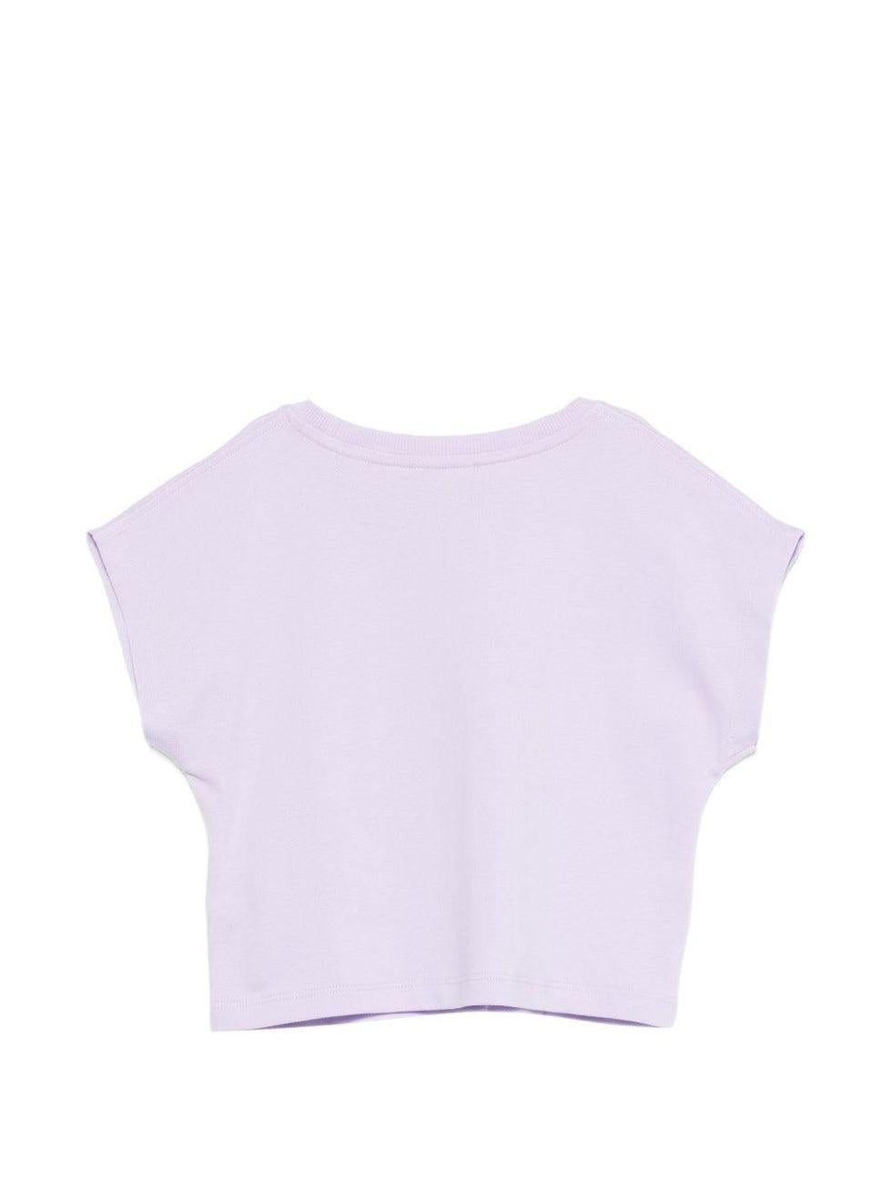 t-shirt con logo orsetto HDM06X LFA06 51683 MOSCHINO KIDS 