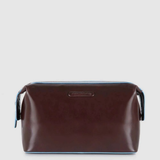 PIQUADRO Necessaire da viaggio blu square Mogano