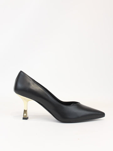 dècollettè in pelle AT7104NAP NERO OVYE' 