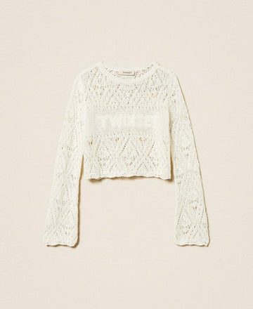 maglia a rombi 261GJ3030 12577 TWINSET GIRL 