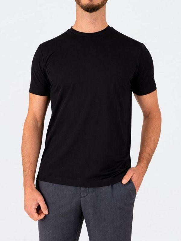 t-shirt in tessuto tecnico elasticizzato HE1410004 NERO HESKIMO 