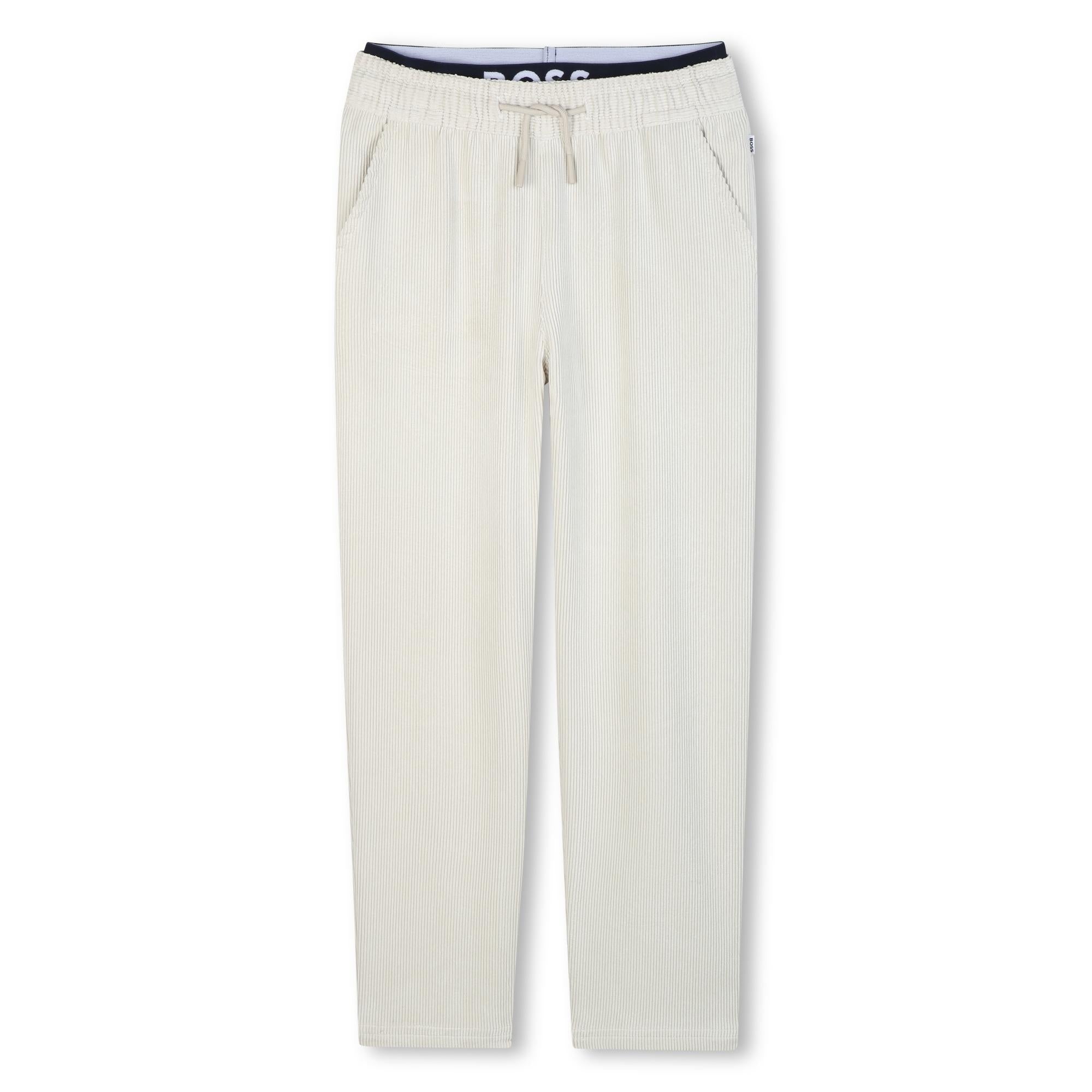 pantalone con vita logata J52293 21C BOSS 