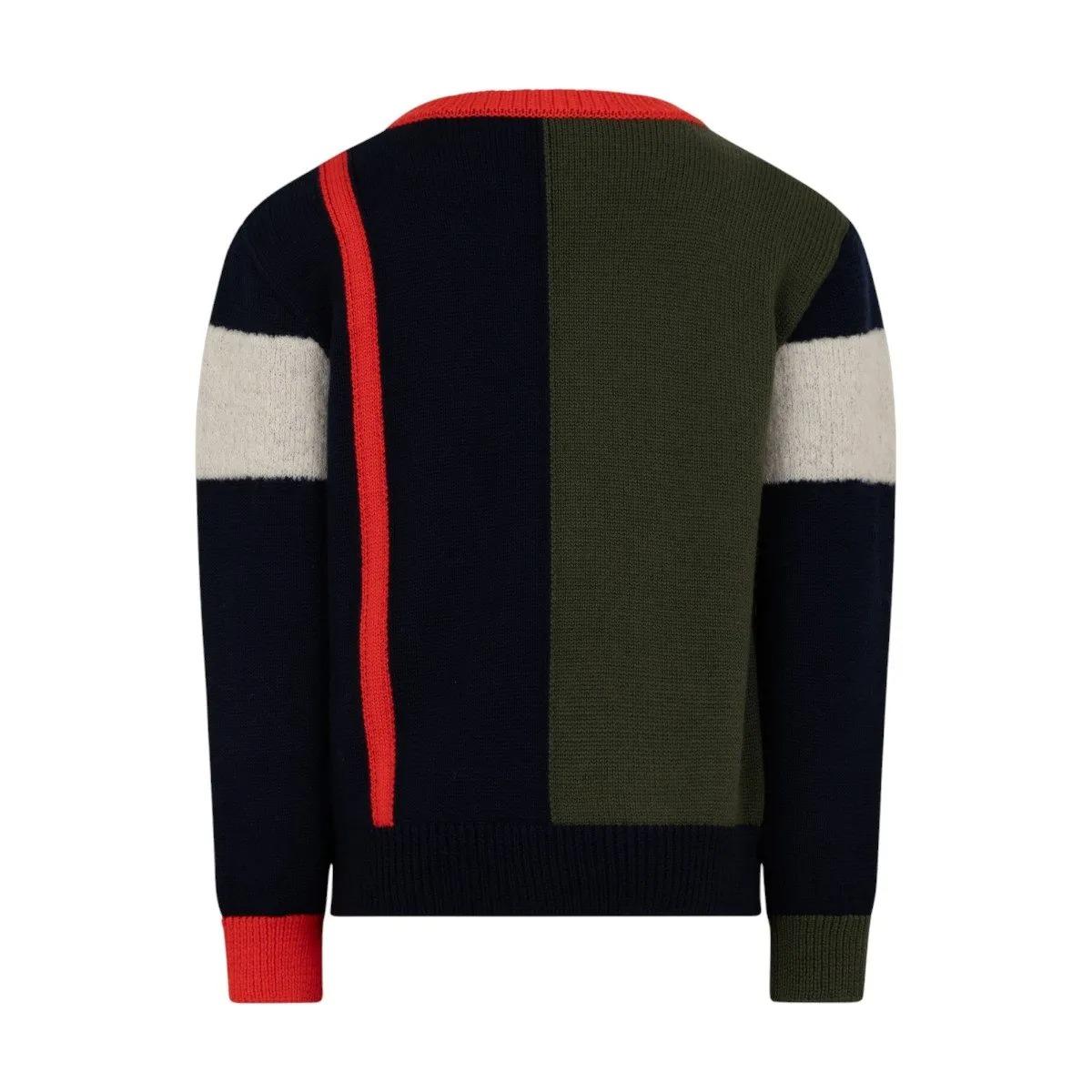 maglione in lana con logo FX9P60 W0012 999 FAY 