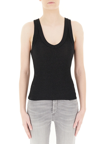 top a costine UD0086 NERO VICOLO 