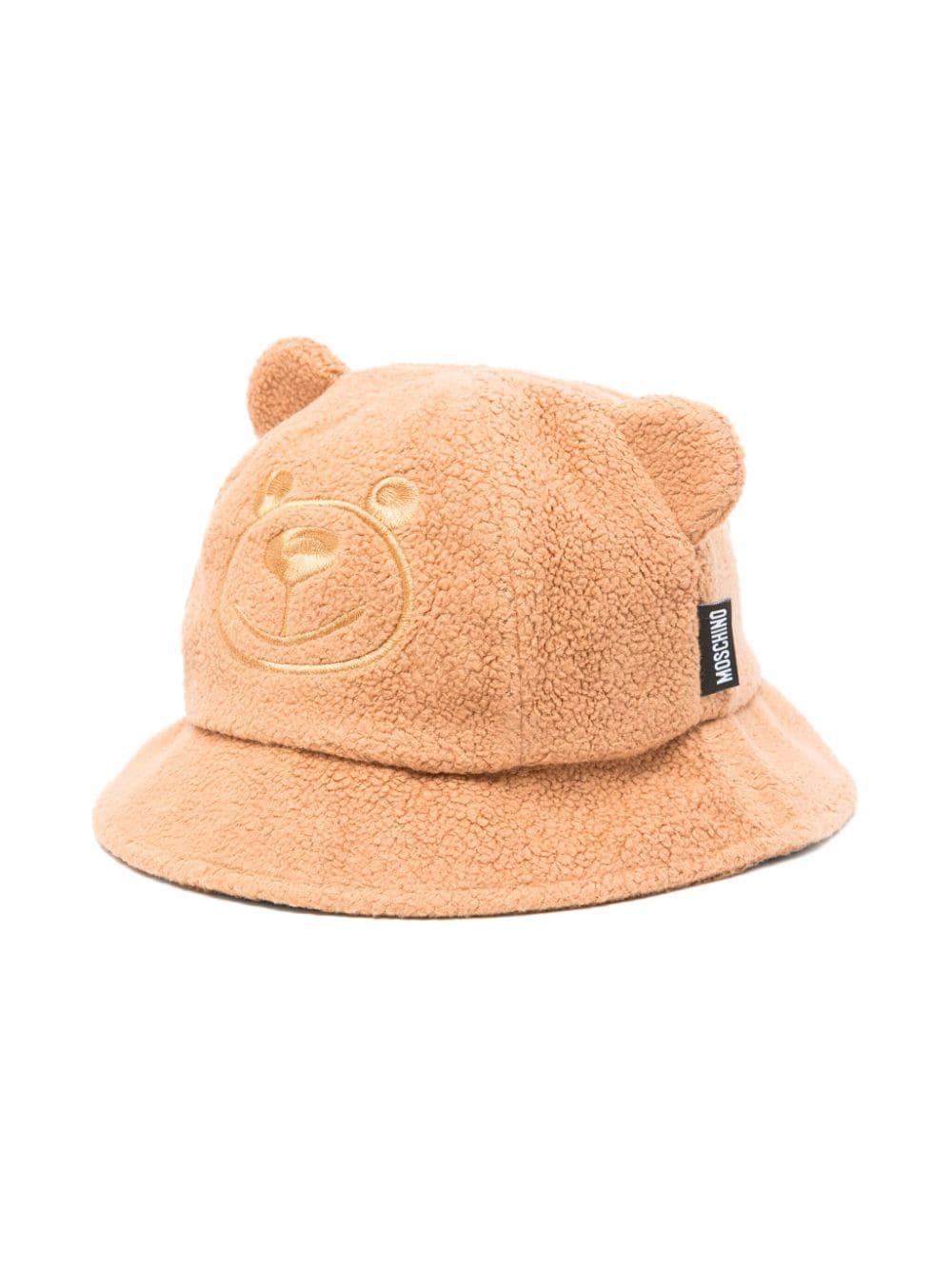 cappellino teddy con orecchie MUX04OLIA21 20121 MOSCHINO KIDS 