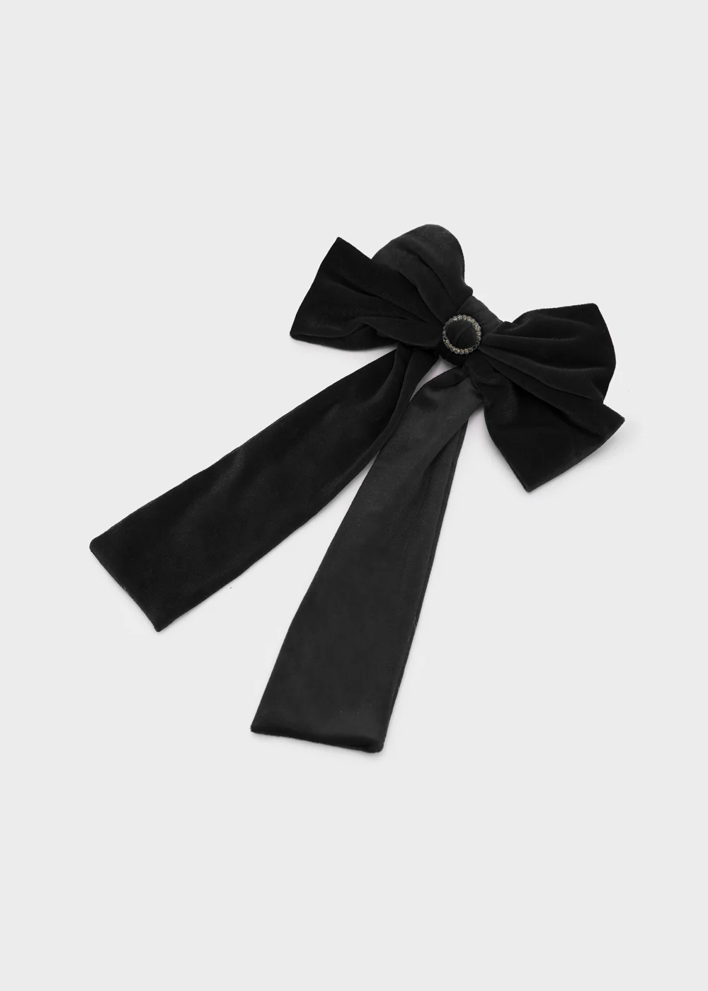 fermaglio con maxi fiocco LUFE0005 NERO NALI' 