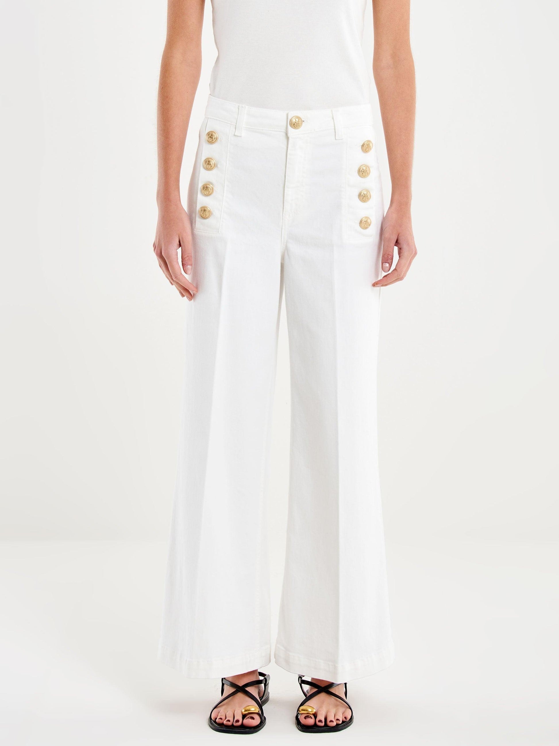 jeans cristina con bottoni DAB 5041 NATURALE VICOLO 