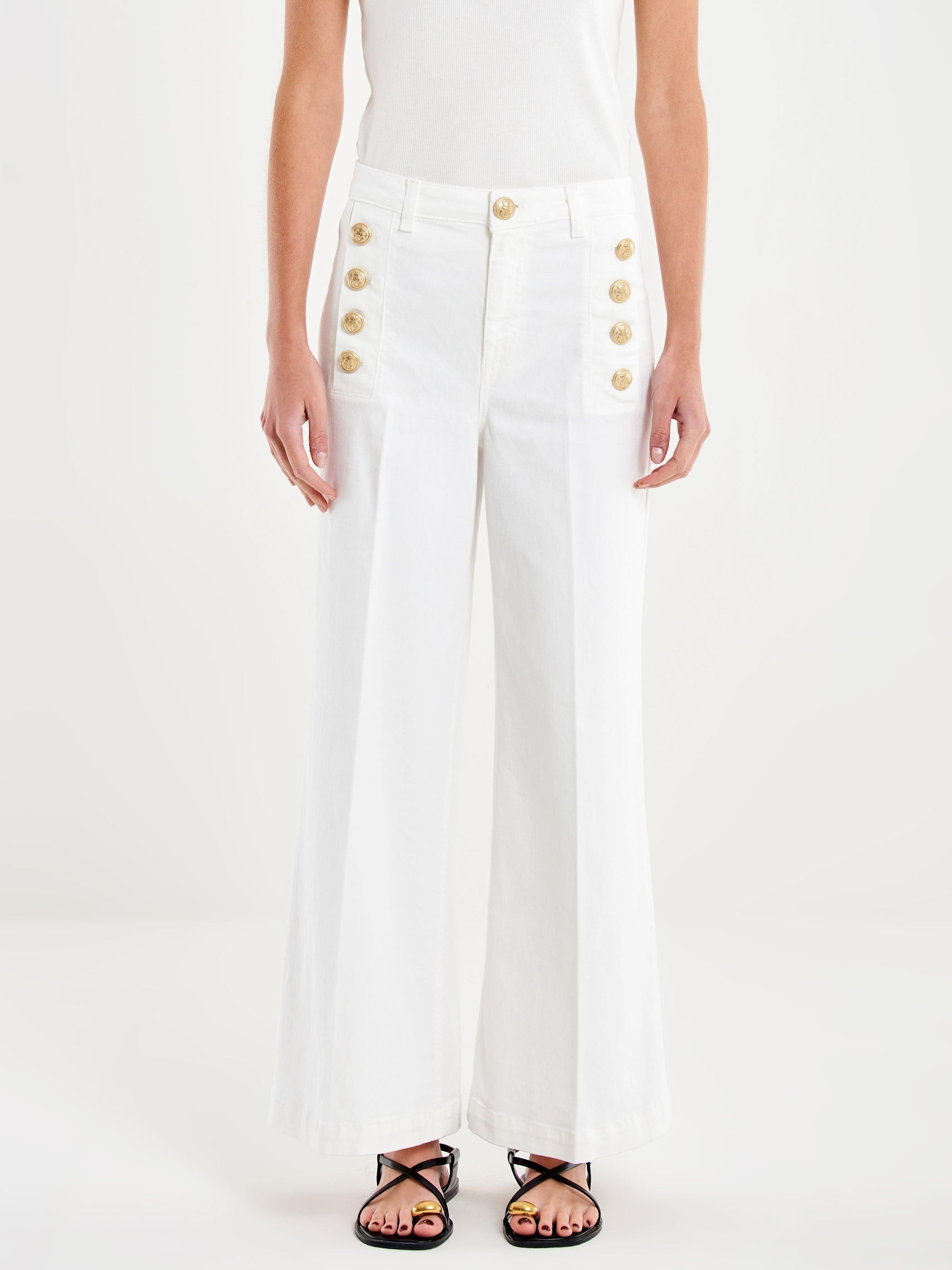 jeans cristina con bottoni DAB 5041 NATURALE VICOLO 