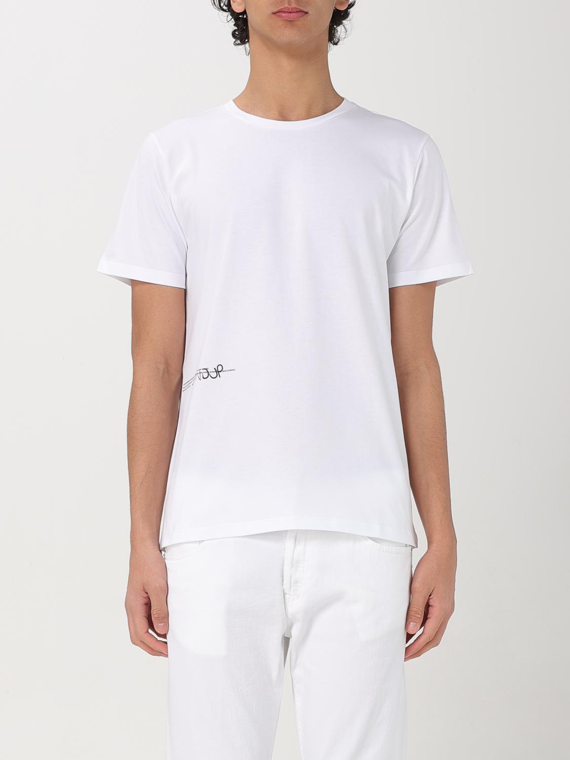 t-shirt con logo al fondo US198JF0309UIU2 000 DONDUP 