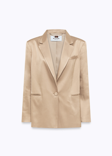 giacca over in raso RA6156T448A 61212 Blugirl 