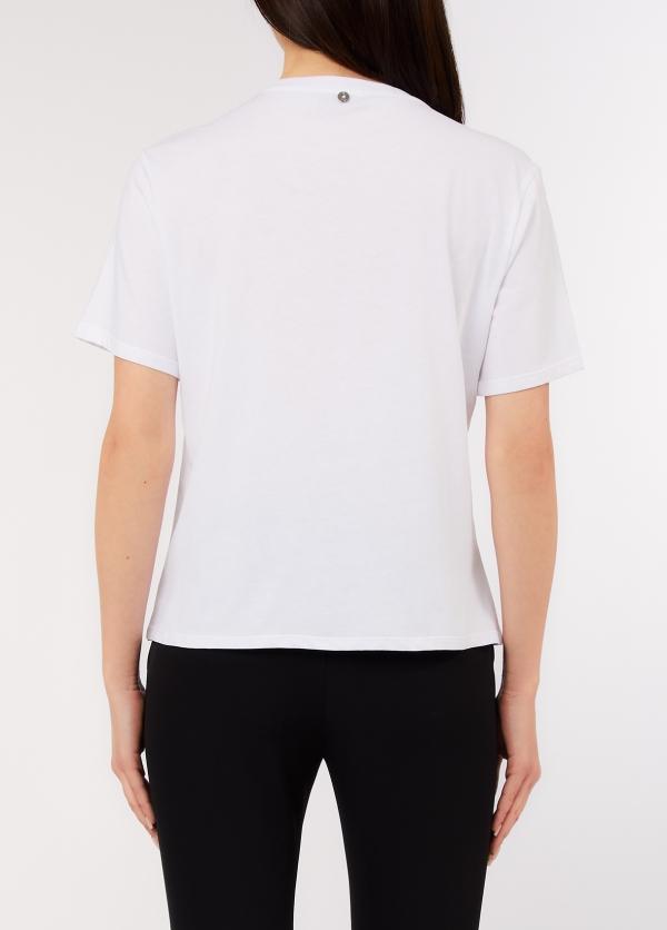 t-shirt con applicazioni CA6350J6308 11111 LIU JO BLACK 