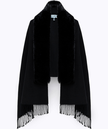 stola con collo faux fur PF5016T0300 22222 Blugirl 