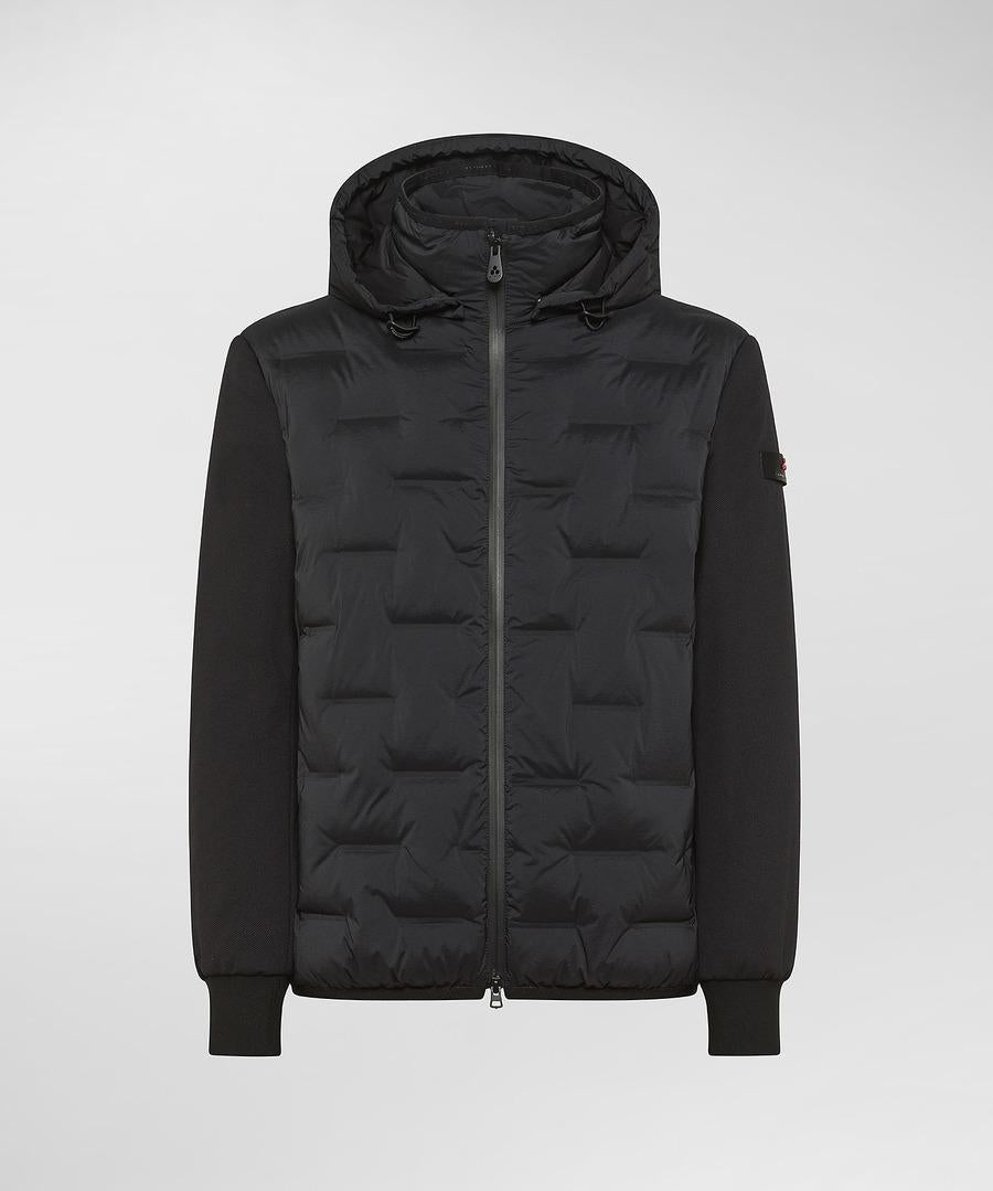 giubbino in tessuto bimateriale HOLZER SJN BMAT NER PeUTEREY 