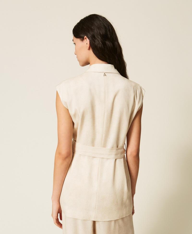 gilet con stampa e cintura 261AT2130 13461 TWINSET ACTITUDE 