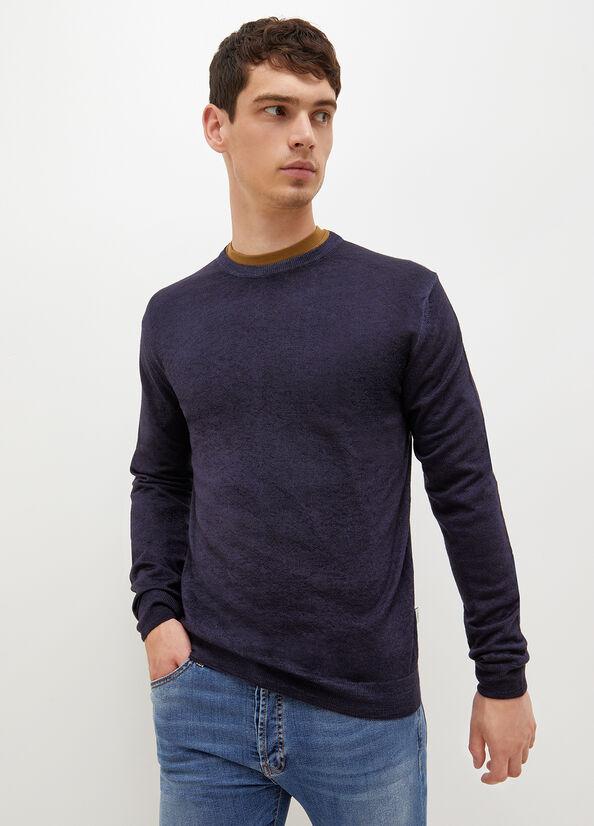 maglioncino in lana liu jo M222P202GIROSTO DARK BLUE 701 liU JO 