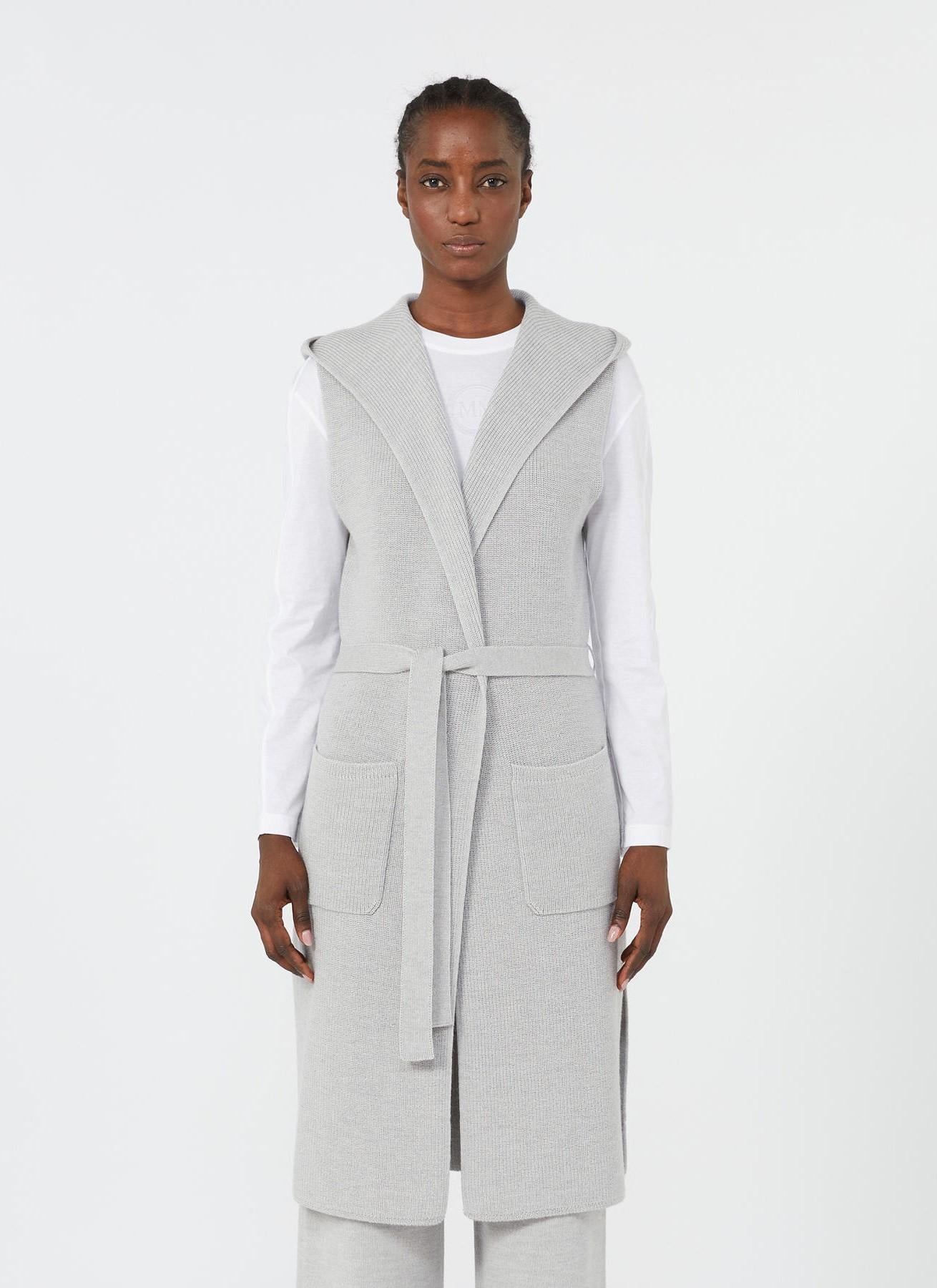 gilet in filato di pura lana BADESSE 005 MM MAXMARA 