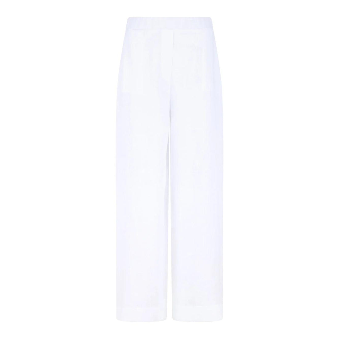 pantalone a vita alta in lino 76248 50000 001 GRAN SASSO 