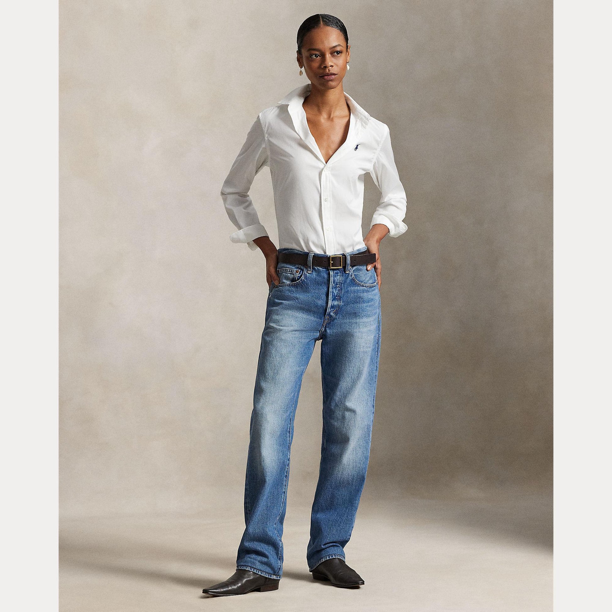 camicia cotone slim fit 211-891376 001 RALPH LAUREN POLO 